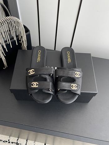 Chanel Dual Strap Slides