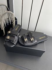 Chanel Dual Strap Slides - 6