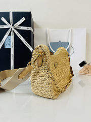 Prada Re-Edition Raffia Shoulder Bag 23x16x7cm - 6