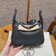 Hermès Lindy Black Bag 19x13x9.5cm - 1