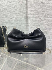 Dior Bow Black Bag 27x8x18cm - 1