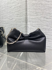 Dior Bow Black Bag 27x8x18cm - 5