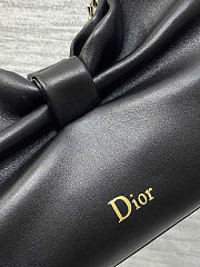 Dior Bow Black Bag 27x8x18cm - 4