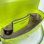 Fendi Mini Baguette Crossbody Neon Green Bag - 3
