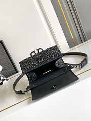 Valentino Garavani Mini VSling Handbag With Sparkling Embroidery 19 x 13 x 9 cm - 2