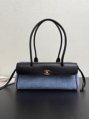 Chanel Baguette East West Tote Small Denim Bag 31x15x12cm - 1