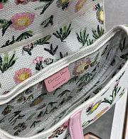 Dior Small Saddle Bag with multicolor Daisy Garden embroidery 25.5×20×6.5cm - 5