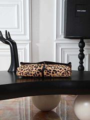 Saint Laurent Cassandre Leopard-Print Calf Hair Shoulder Bag 29.5×18×4.5cm - 6