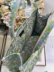 Dior Book Tote features the Multicolor Lily of the Valley embroidery 36×28 cm - 6