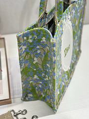 Dior Book Tote features the Multicolor Lily of the Valley embroidery 36×28 cm - 4