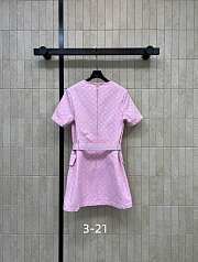 Gucci Pink Denim Mini Dress - 2
