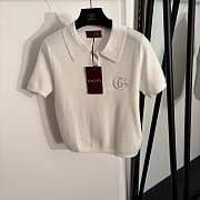 Gucci In White Polo Shirt  - 1
