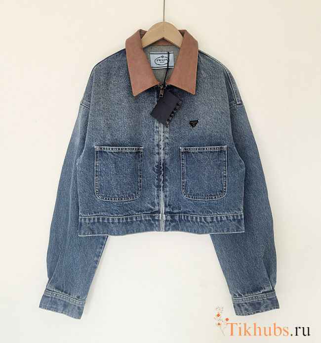 Prada Cropped Denim Jacket  - 1