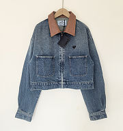 Prada Cropped Denim Jacket  - 1