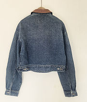 Prada Cropped Denim Jacket  - 2