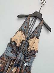 Zimmermann Ascension Plunge Halter Maxi Dress - 3
