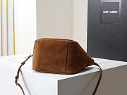 Saint Laurent Le 5 à 7 Baby Bea in Suede 18x15x13cm - 5