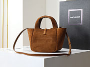 Saint Laurent Le 5 à 7 Baby Bea in Suede 18x15x13cm - 3