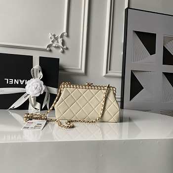 Chanel Pearl Evening Party Bag 10×20×7cm