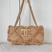 Chanel Tweed Nature Flap Bag 27cm - 1