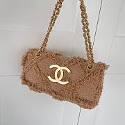 Chanel Tweed Nature Flap Bag 27cm - 5