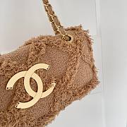 Chanel Tweed Nature Flap Bag 27cm - 2