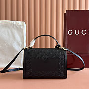 Gucci Padlock Medium Top Black Handle Bag 26x18x11.5cm - 5
