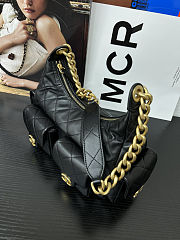 Chanel Shiny Lambskin Quilted Trendy Pockets Hobo 31cm x 15cm x 22cm  - 6