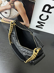 Chanel Shiny Lambskin Quilted Trendy Pockets Hobo 31cm x 15cm x 22cm  - 4