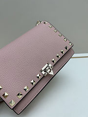 Valentino Garavani Rockstud Small Leather Crossbody Bag 18.5x12x4cm. - 5