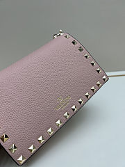 Valentino Garavani Rockstud Small Leather Crossbody Bag 18.5x12x4cm. - 2