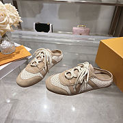 Louis Vuitton Sneakerina Open-Back Beige shoes - 1