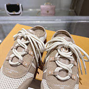 Louis Vuitton Sneakerina Open-Back Beige shoes - 6