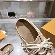 Louis Vuitton Sneakerina Open-Back Beige shoes - 5