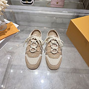Louis Vuitton Sneakerina Open-Back Beige shoes - 3