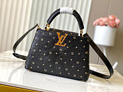 Louis Vuitton Capucines Lizard leather with Monogram studs Bag 27x18x9 cm - 1