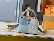 Louis Vuitton Capucines BB Patchwork Denim 21x13.6x8 cm - 1