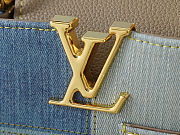 Louis Vuitton Capucines BB Patchwork Denim 21x13.6x8 cm - 4