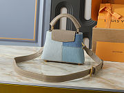 Louis Vuitton Capucines BB Patchwork Denim 21x13.6x8 cm - 3