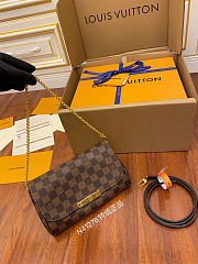 Louis Vuitton Favorite MM Damier Ebene Bag  22x13x4cm - 1