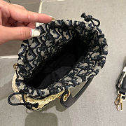 Dior Medium Lady Dior Bag Natural Wicker 20x18cm - 5