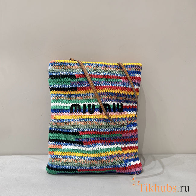 Miu Miu Crochet tote bag 30x38cm - 1