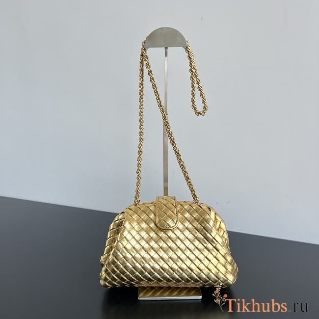 Bottega Veneta Lauren 1980 Small Intrecciato leather clutch 27x15x8cm - 1