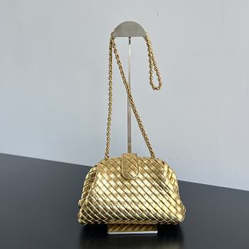 Bottega Veneta Lauren 1980 Small Intrecciato leather clutch 27x15x8cm