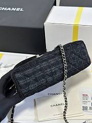 Chanel Printed Denim Quilted Nano Kelly Shopper 19x13x7cm - 3