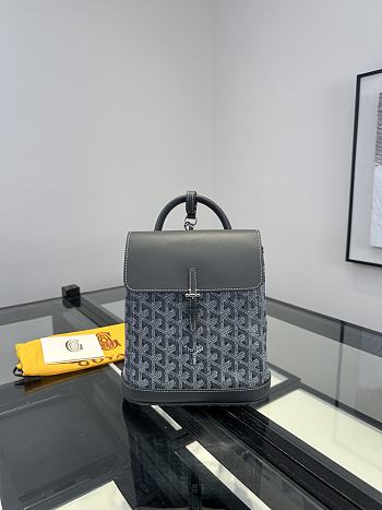 Goyard Alpin Mini Grey Backpack 19x23x9cm