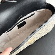  Gucci Horsebit 1955 Small Top Handle Bag 22.6x12.7x5.6cm - 3