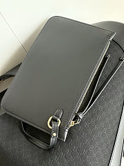 Gucci B Suede Micro GG Black Shoulder Bag 49x46x4cm - 4