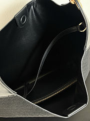 Gucci B Suede Micro GG Black Shoulder Bag 49x46x4cm - 5