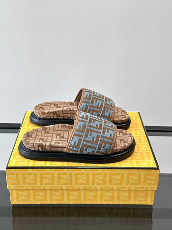 Fendi FF Motif Slides 